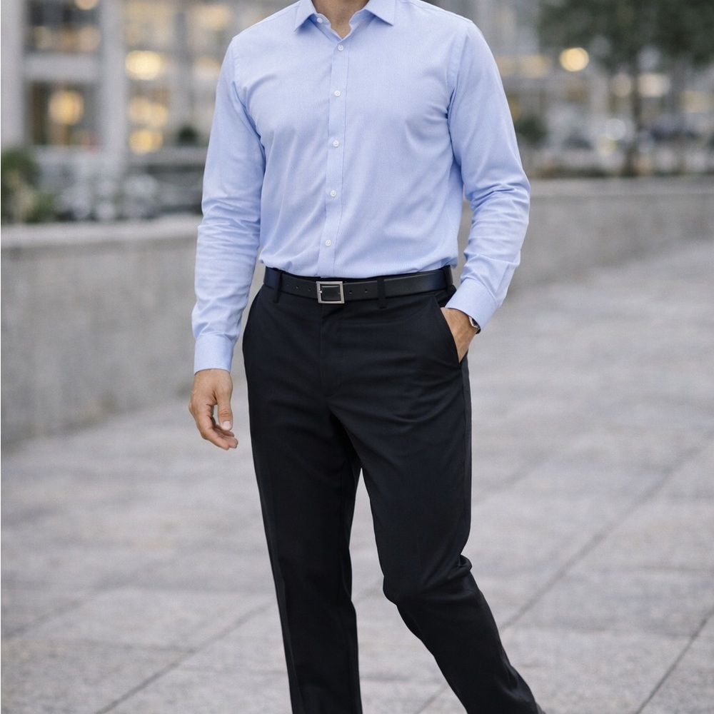 Dockers City Tech Trouser Slim Fit 33x36 Black Smart 360 Stretch Pants